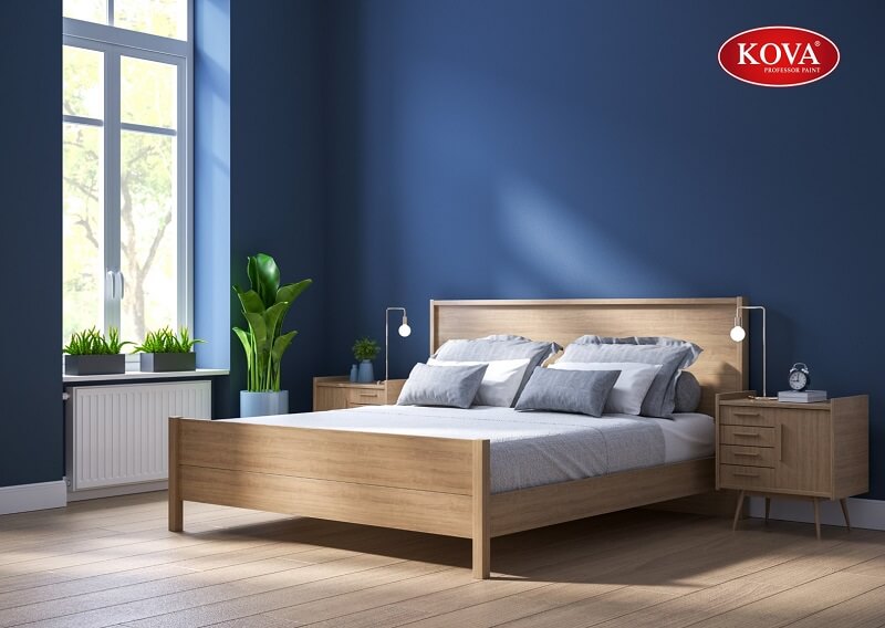 ơn trang trí nhà màu xanh dương hợp phong thủy với gia chủ mệnh Thủy